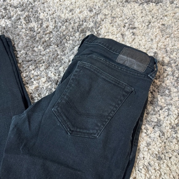 Bullhead Denim Co, Men’s Black Distressed Skinniest Fit Denim Jeans, W32xL32 - Picture 2 of 7